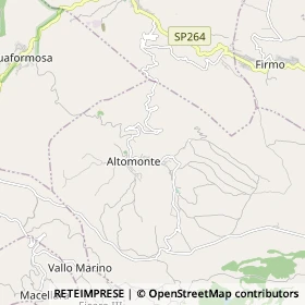 Mappa Altomonte