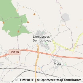 Mappa Domusnovas