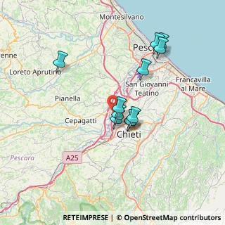 Mappa Via Ottorino Pomilio, 66100 Chieti CH, Italia (6.32636)