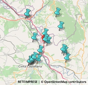 Mappa Via Flaminia, 02046 Magliano Sabina RI, Italia (7.59167)