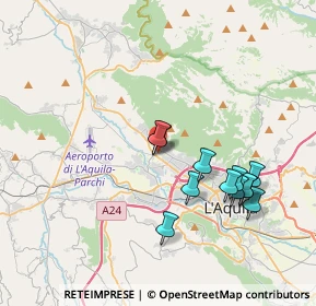 Mappa Via Enrico Fermi Presso CC Amiternum, 67100 L'Aquila AQ, Italia (3.81583)