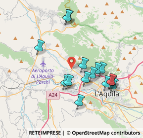 Mappa SS 80 - bivio per coppito, 67100 L'Aquila AQ (3.74267)