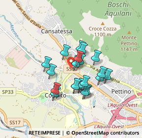 Mappa SS 80 - bivio per coppito, 67100 L'Aquila AQ (0.6735)