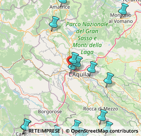 Mappa SS 80 - bivio per coppito, 67100 L'Aquila AQ (28.3125)