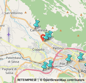 Mappa SS 80 - bivio per coppito, 67100 L'Aquila AQ (3.39769)