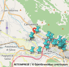 Mappa SS 80 - bivio per coppito, 67100 L'Aquila AQ (2.49)