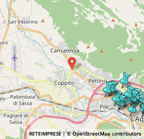 Mappa SS 80 - bivio per coppito, 67100 L'Aquila AQ (3.8995)