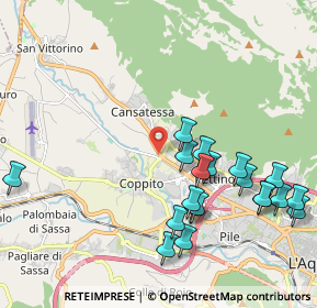 Mappa SS 80 - bivio per coppito, 67100 L'Aquila AQ (2.381)