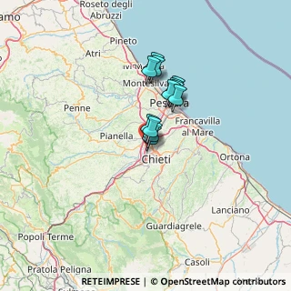 Mappa Via Corradino D'Ascanio, 66100 Chieti CH, Italia (8.77583)