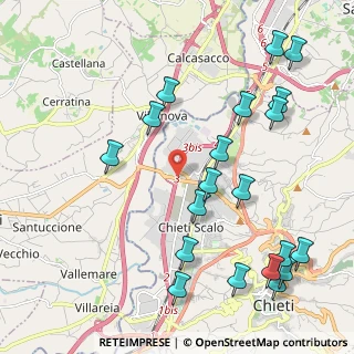 Mappa Via Corradino D'Ascanio, 66100 Chieti CH, Italia (2.657)