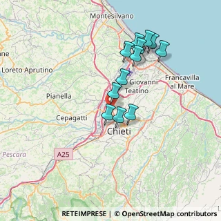 Mappa Via Algeri, 66100 Chieti CH, Italia (6.85083)