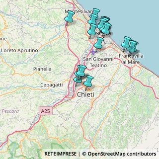 Mappa Via Algeri, 66100 Chieti CH, Italia (9.392)