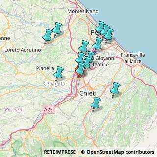 Mappa Via Francesco Auriti, 66100 Chieti CH, Italia (6.82429)
