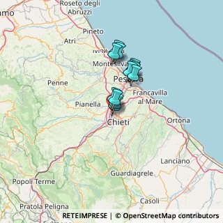 Mappa Via Francesco Auriti, 66100 Chieti CH, Italia (8.67917)