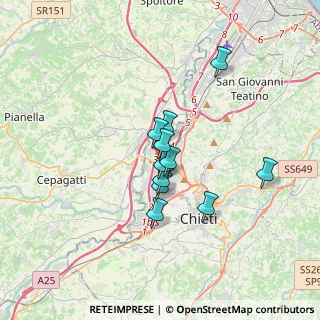 Mappa Via Francesco Auriti, 66100 Chieti CH, Italia (2.56364)