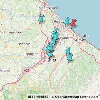 Mappa Strada Solferino, 66100 Chieti CH, Italia (5.345)