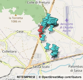 Mappa Via Erbosa, 67100 L'Aquila AQ, Italia (0.71852)