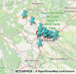 Mappa Via Erbosa, 67100 L'Aquila AQ, Italia (8.22643)