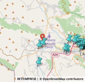 Mappa Via Erbosa, 67100 L'Aquila AQ, Italia (6.332)