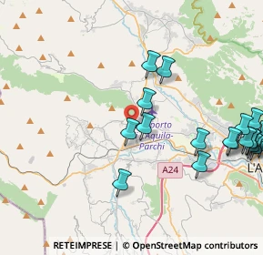 Mappa Via Erbosa, 67100 L'Aquila AQ, Italia (5.5895)