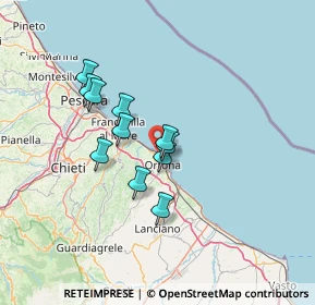 Mappa Contrada Ripari di Giobbe, 66026 Ortona CH, Italia (10.98545)