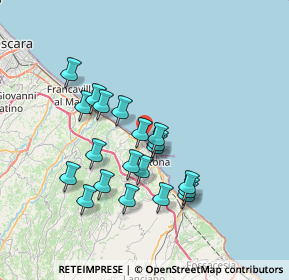 Mappa Contrada Ripari di Giobbe, 66026 Ortona CH, Italia (6.6945)