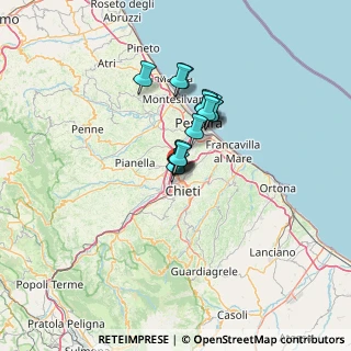 Mappa Via Papa Giovanni Paolo II, 66100 Chieti CH, Italia (8.49333)
