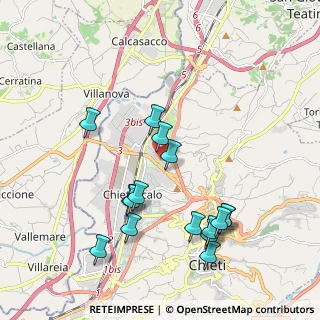 Mappa Via Papa Giovanni Paolo II, 66100 Chieti CH, Italia (2.16688)