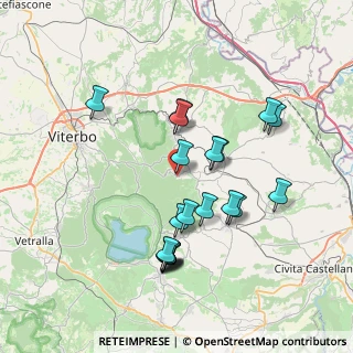 Mappa Via Ortolega, 01030 Canepina VT, Italia (7.502)