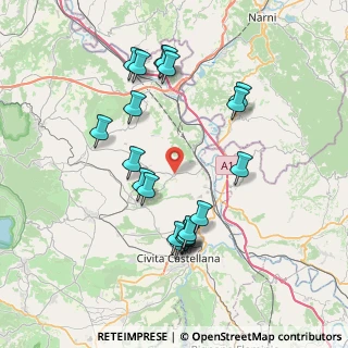 Mappa Via Lorenzo Filippini, 01035 Gallese VT, Italia (8.026)
