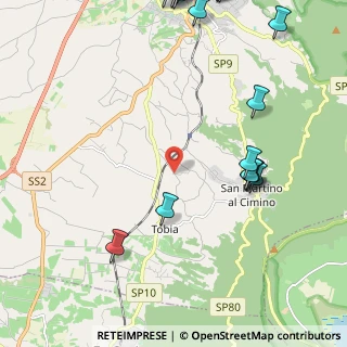 Mappa Strada Campolongo, 01100 San Martino Al Cimino VT, Italia (3.4605)