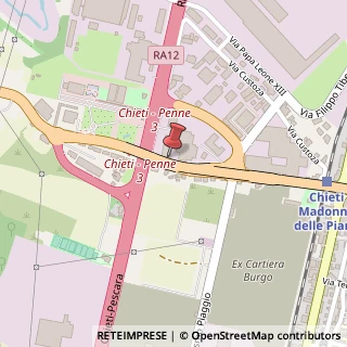 Mappa Via Fratelli Pomilio, 39, 66100 Chieti, Chieti (Abruzzo)