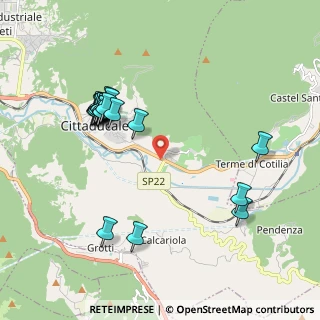 Mappa Via Caporio SS4 KM 97, 02015 Cittaducale RI, Italia (2.168)