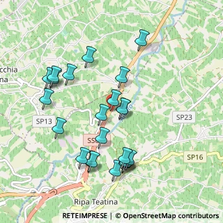 Mappa Via Ruota d'Alento, 66010 Torrevecchia Teatina CH, Italia (1.03478)
