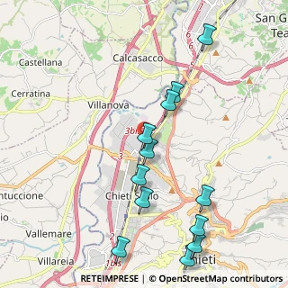 Mappa Via Filippo Tiberio, 66100 Chieti CH, Italia (2.4125)