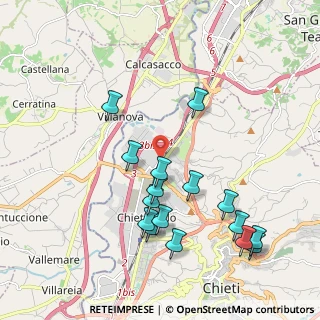 Mappa Via Filippo Tiberio, 66100 Chieti CH, Italia (2.24188)