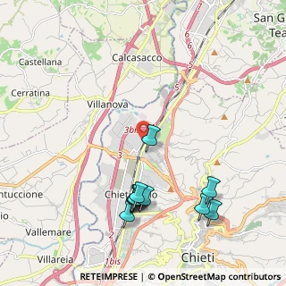 Mappa Via Filippo Tiberio, 66100 Chieti CH, Italia (2.33909)