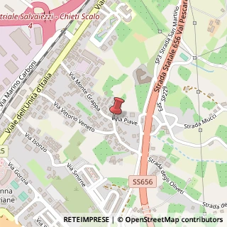 Mappa Via Monte Grappa, 66100 Chieti, Chieti (Abruzzo)