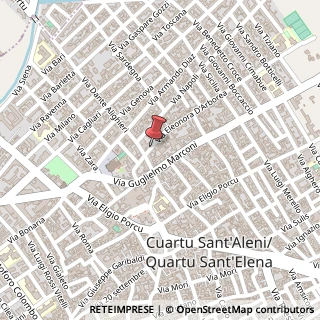 Mappa Via E. D'Arborea, 53, 09045 Quartu Sant'Elena, Cagliari (Sardegna)