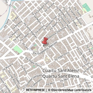 Mappa Via Dante, 16, 09045 Quartu Sant'Elena, Cagliari (Sardegna)