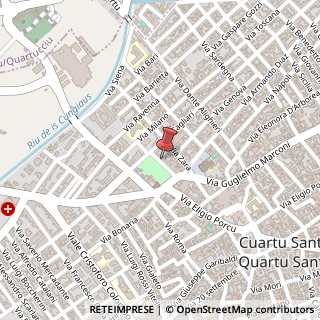 Mappa Via Gabriele D'Annunzio, 22, 09045 Quartu Sant'Elena, Cagliari (Sardegna)