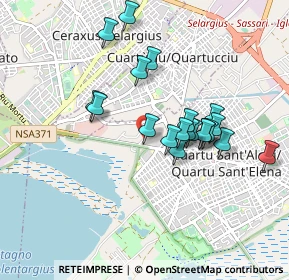 Mappa Via Enrico Fermi, 09045 Quartu Sant'Elena CA, Italia (0.8605)