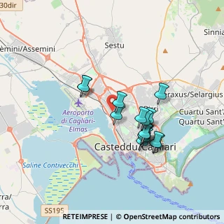 Mappa Via Maestri del Lavoro, 09122 Cagliari CA, Italia (3.284)