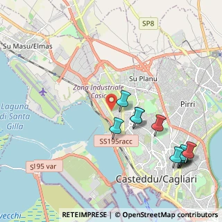 Mappa Via Maestri del Lavoro, 09122 Cagliari CA, Italia (2.63091)
