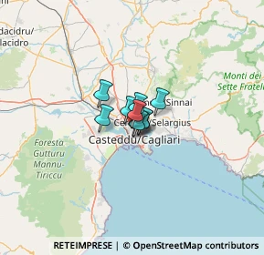 Mappa Via Sulcis, 09121 Cagliari CA, Italia (7.28273)