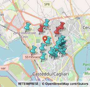 Mappa Via Sulcis, 09121 Cagliari CA, Italia (1.4575)