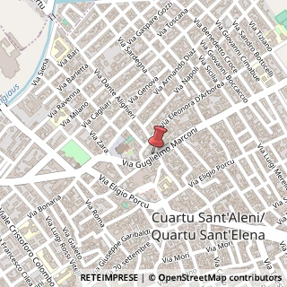 Mappa Via Guglielmo Marconi, 404, 09045 Quartu Sant'Elena, Cagliari (Sardegna)