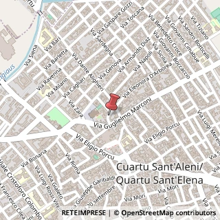 Mappa Via E. D'Arborea, 18, 09045 Quartu Sant'Elena, Cagliari (Sardegna)