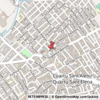 Mappa Via E. D'Arborea, 25, 09045 Quartu Sant'Elena, Cagliari (Sardegna)