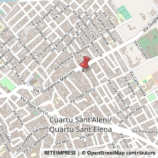 Mappa Via Spano, 36/A, 09045 Quartu Sant'Elena, Cagliari (Sardegna)